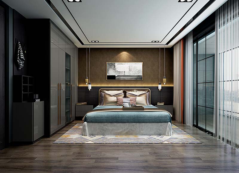 6臥室空間-平開門衣柜01