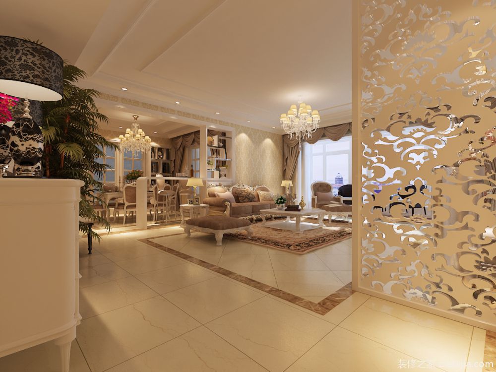 2024全屋定制裝修設(shè)計(jì)歐式古典隔斷要注意哪些？該如何搭配？