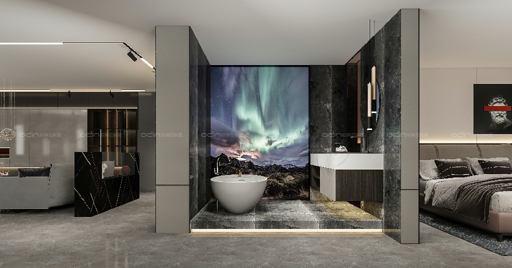 浴室柜裝修風(fēng)格全屋定制效果圖大全1