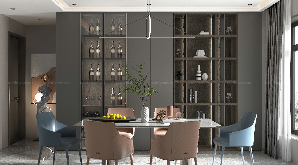 酒柜裝修風(fēng)格全屋定制效果圖大全3